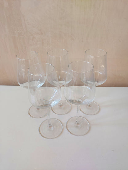 Zuvo White Wine Glass Set of 5, 14 oz