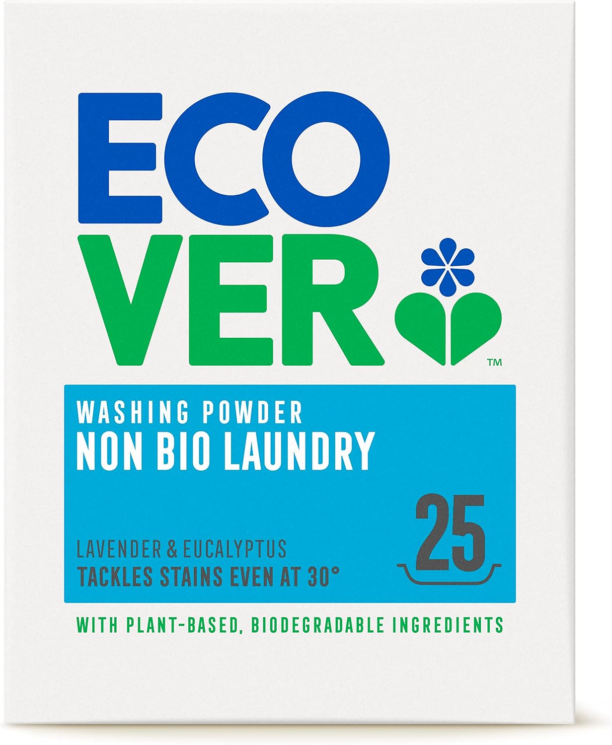 Ecover Non-Bio Laundry Powder, 25 Washes, 1.875KG