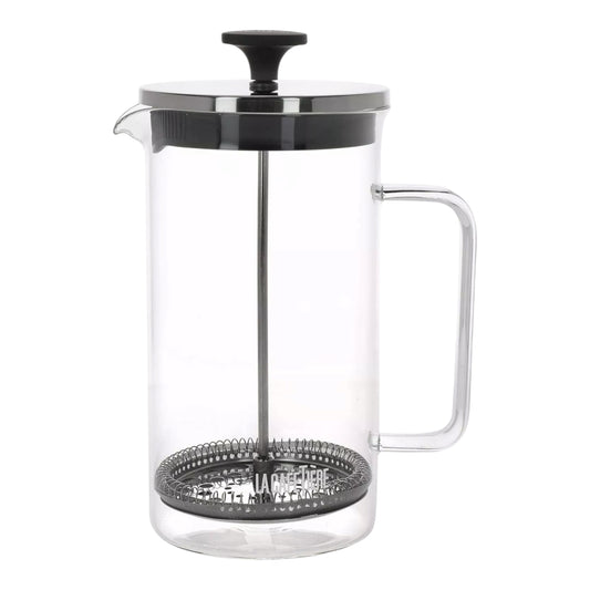 La Cafetière All-Glass French Press Coffee Maker Cafetière, 8 Cup