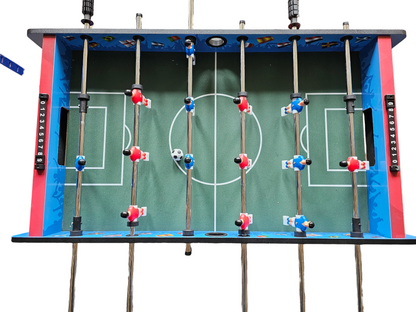 Football Table, 3FT Wooden Football Table with Removable Legs, 14 Football Players, 2 Footballs - MyJumble