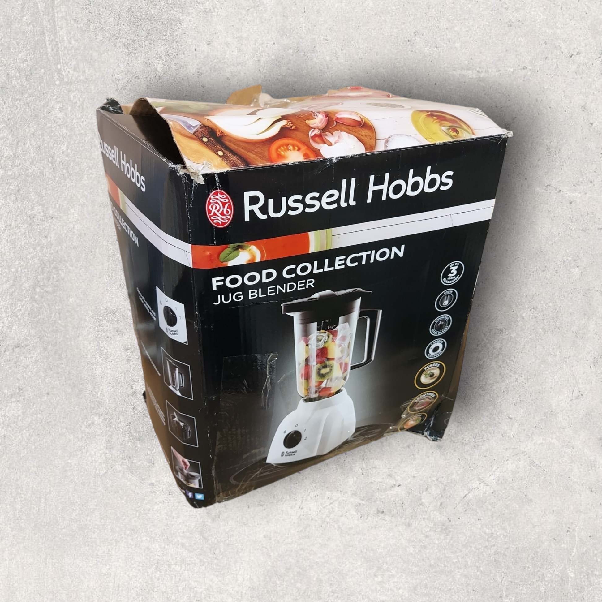 Russell Hobbs Food Collection White Jug Blender - 24610