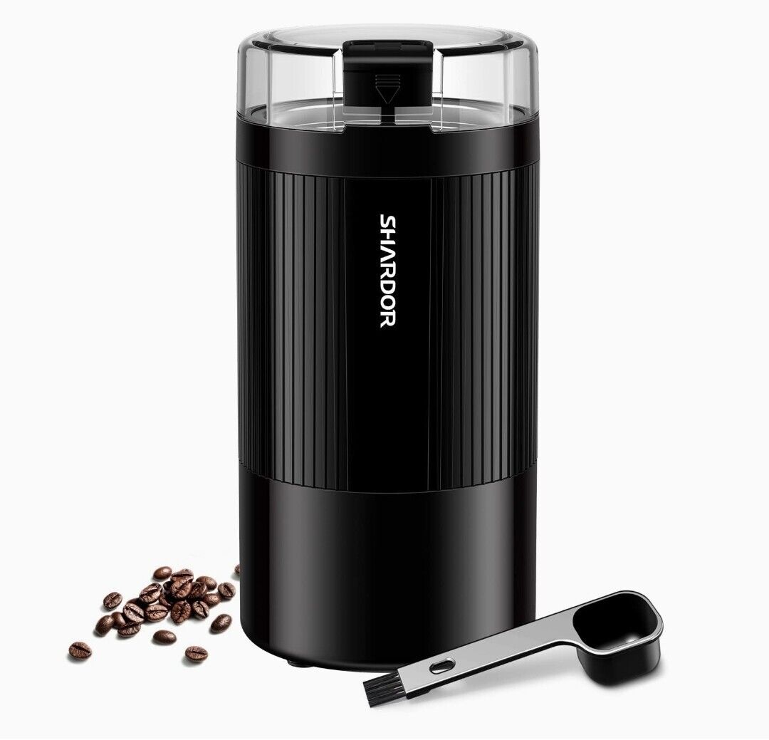 SHARDOR Electric Coffee Grinder W/ 304 Stainless Steel Blades For Fast Grinding