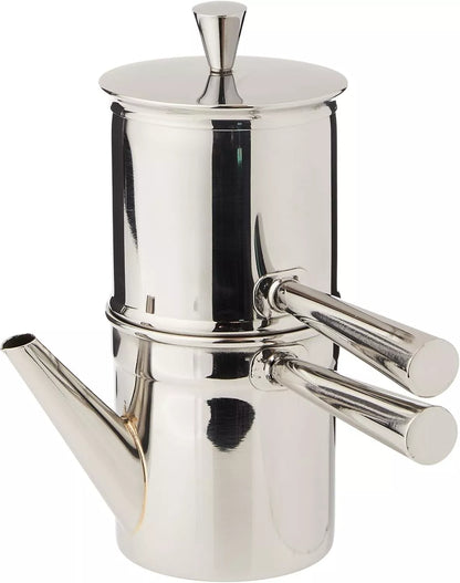 ILSA Neapolitan Coffee Maker in Stainless Steel 18/10 Cups 1-2