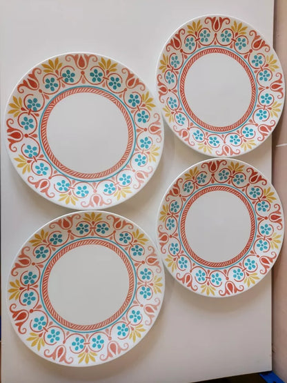 Corelle 12-Piece Round Dinnerware Set, Service for 6, Lightweight Round Plates